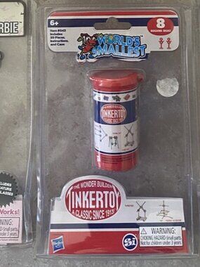 World's Smallest TINKER TOYS Construction Set Miniature Toy Doll House